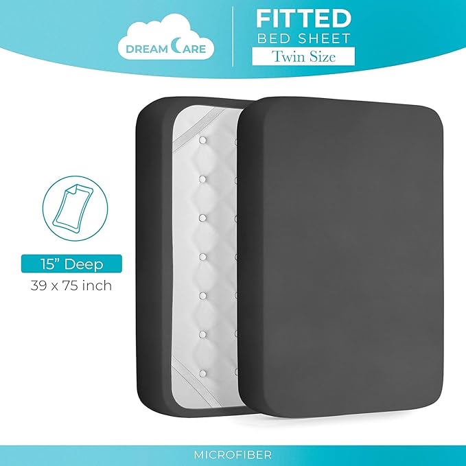DREAMCARE Twin Fitted Sheet - Image 4