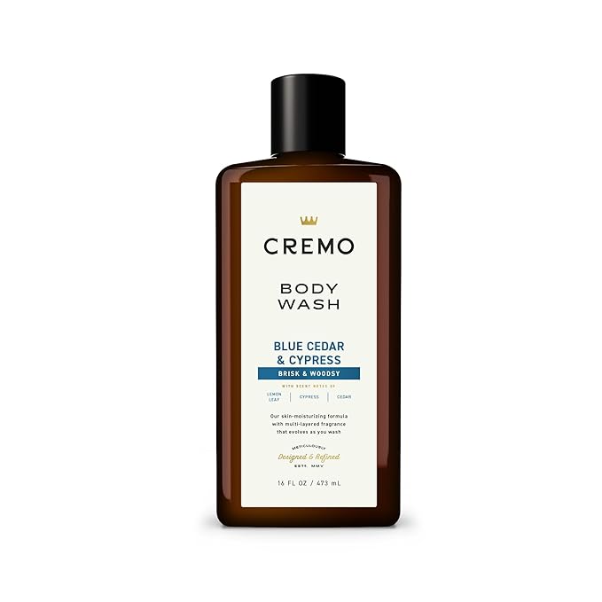 Cremo Body Wash for Men, Rich-Lathering Cypress and Cedar, 16 Fl Oz by CremoCompany