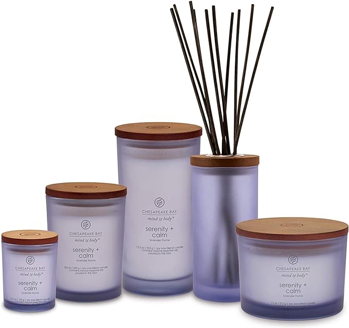 Chesapeake Bay Candle Scented Candles Serenity + Calm Medium Jar 2-Pack Perfect - Image 3