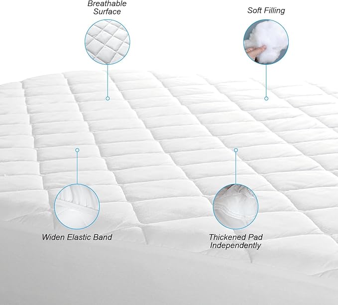 EIUE Quilted Mattress Pad - Image 5