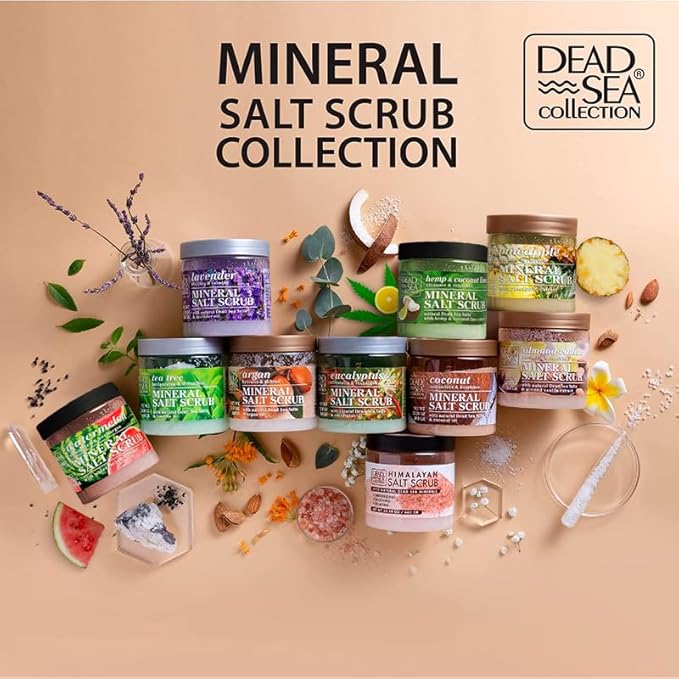 Dead Sea Collection Tea Tree Salt Scrub – Exfoliating Body Scrub - Image 7