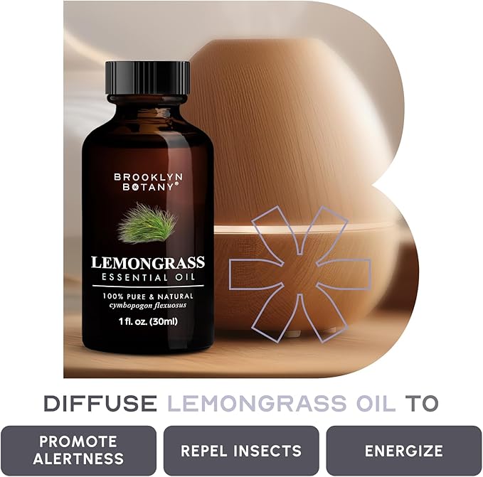 Brooklyn Botany Lemongrass Essential Oil - Image 7