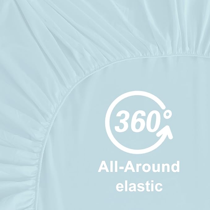 Hotella 100% Microfiber Twin Size Fitted Sheet Only, Ultra Soft Hotel Quality - Image 5