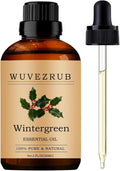 Wintergreen Essential Oils, 60ML Pure and Natural Essential Oil by WUVEZRUB