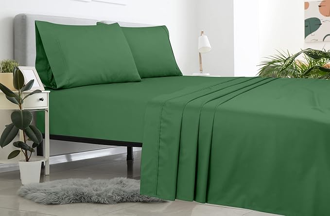 Royale Linens 2 Pack Bulk Flat Sheet Set - Image 8