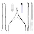 Professional Cuticle Nippers Set, Stainless Steel Manicure Kit by HIFAU