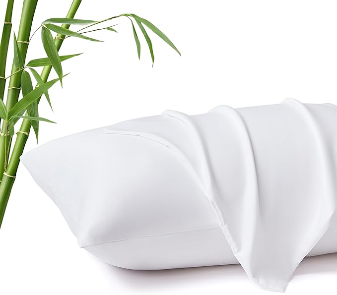 MR&HM Pillow Cases Queen Size Set of 2, Cooling Pillow Case by MRHM
