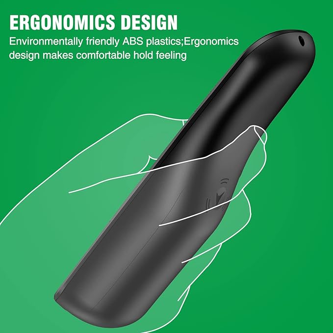 Presentation Clicker Mouse Control with Green Light for PowerPoint Presentations, Wireless Presenter Remote Control Slide Clicker for Classroom Office