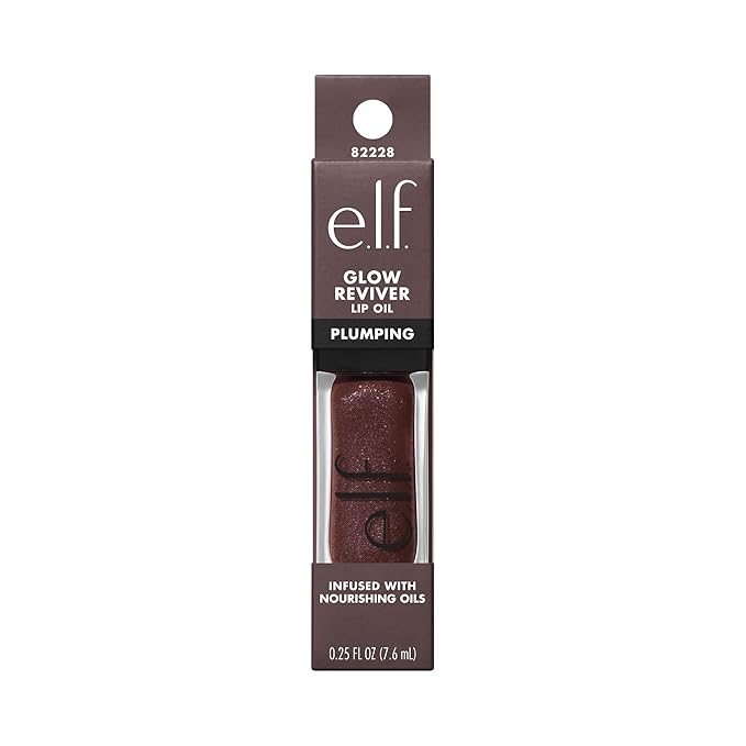 e.l.f. Glow Reviver Plumping Lip Oil, Tinted Lip Plumper - Image 9