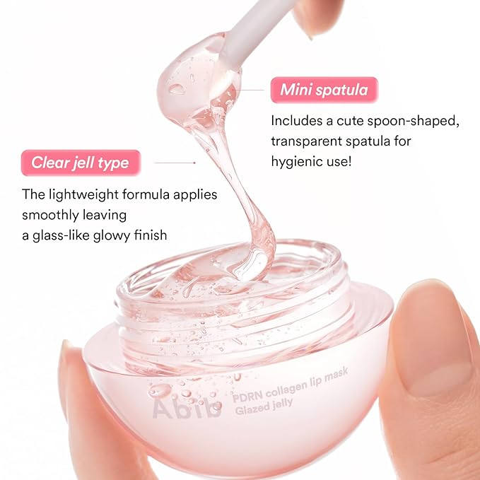 Abib PDRN Collagen Lip Mask Glazed Jelly 0.38 fl oz | Korean Lip Butter Balm - Image 9