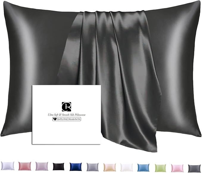 Ravmix Silk Pillow Cases with Zipper, 21momme Mulberry Silk Pillowcase - Image 7