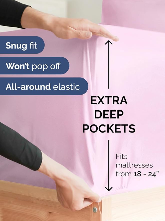 Extra Deep Split King Fitted Sheet - Image 2