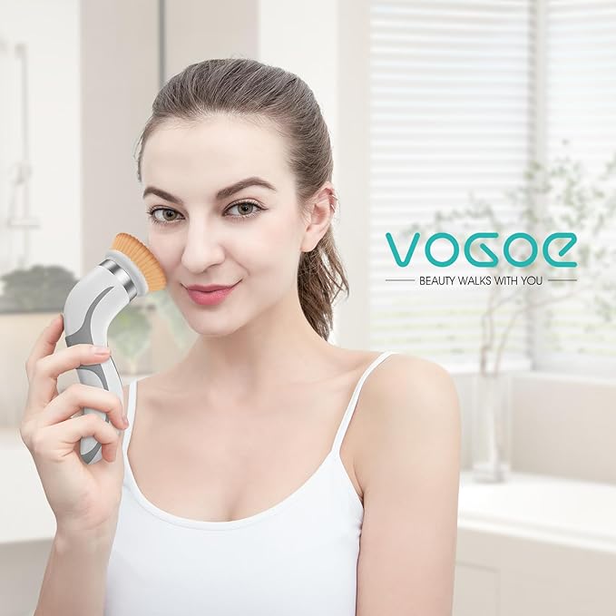 VOGOE Facial Cleansing Brush-Spin Face Scrubber Exfoliator Rechargeable - Image 7