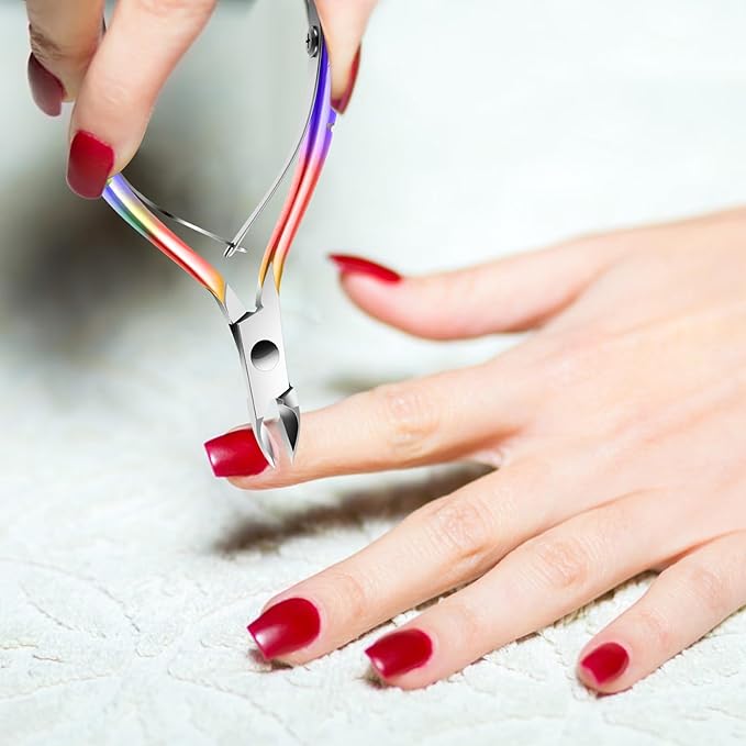 Cuticle Trimmer Cuticle Nippers, Durable Cuticle Cutter, Salon Toe Nail Cuticle - Image 6