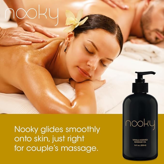Nooky Vanilla Massage Oil with Fractionated Coconut Oil.16 Ounce - Image 3