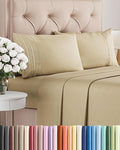 King Size 4 Piece Sheet Set by CGKUnlimited