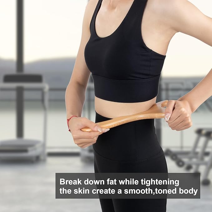KintKita Wood Therapy Massage Tools, Wooden Lymphatic Drainage Massager - Image 2