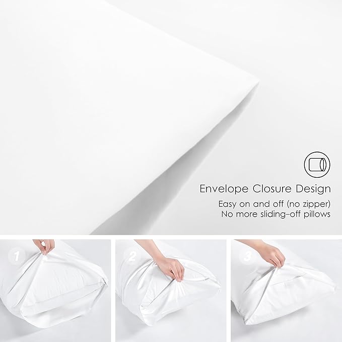 Love's cabin Queen Comforter Set White, 7 Pieces Queen Bed in a Bag, All Season - Image 6