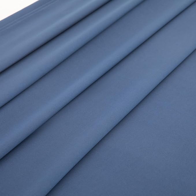 King Flat Sheet Only， 108x102Inch Dark Blue - Image 4