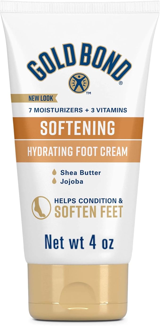 Gold Bond Softening Foot Cream, 4 oz., Foot Lotion by GoldBond