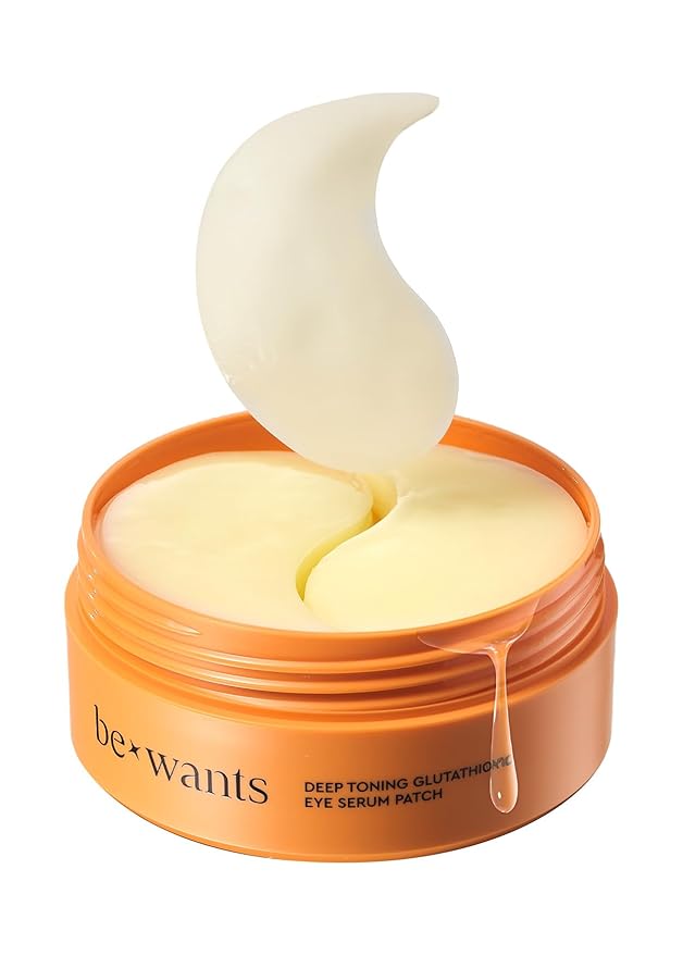 bewants Deep Toning Glutathione Eye Serum Patch | Korean Retinol and Caffeine by BewantsVeganCollagenBeauty