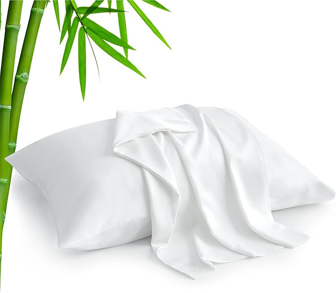 BEDELITE Standard Pillow Cases Set of 2, Rayon Derived from Bamboo, Cooling by BEDELITE