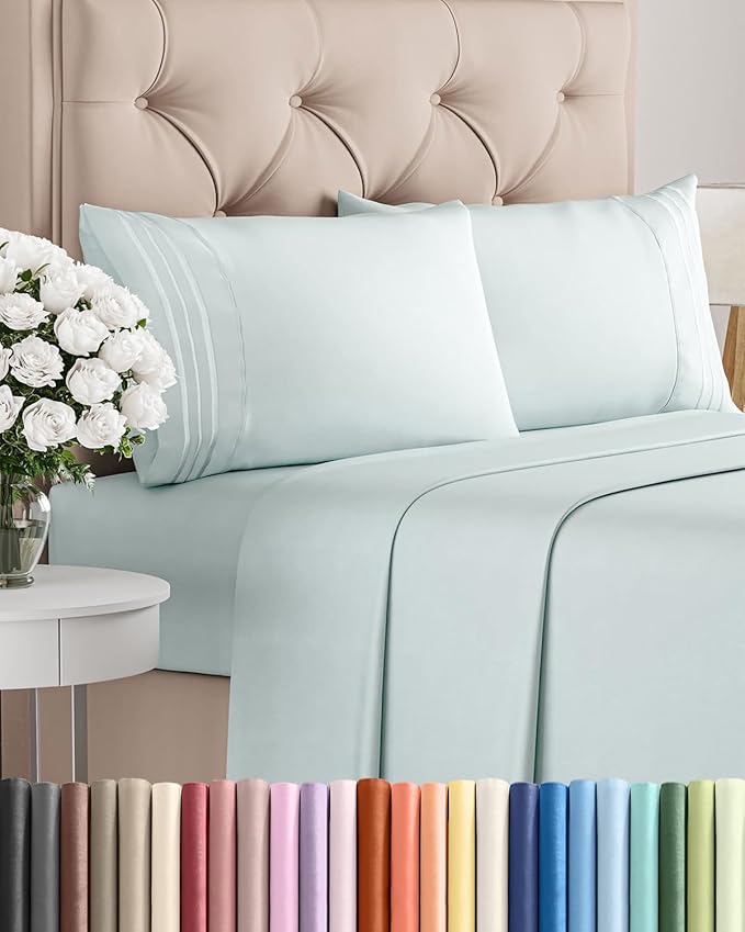 Cal King Size 4 Piece Sheet Set by CGKUnlimited