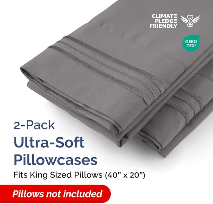 King Pillow Cases Set of 2 - Image 2