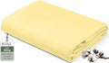 Royale Linens 100% Organic Cotton King Flat Sheet Only by ROYALELINENS