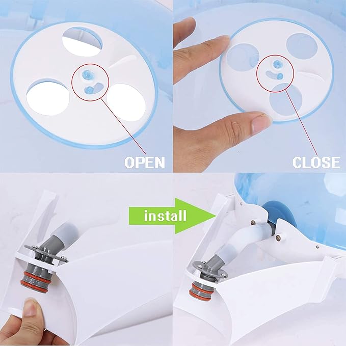 Nova Microdermabrasion Ionic Nano Mist 2 in 1 Hair Face Steamer, 360° - Image 6