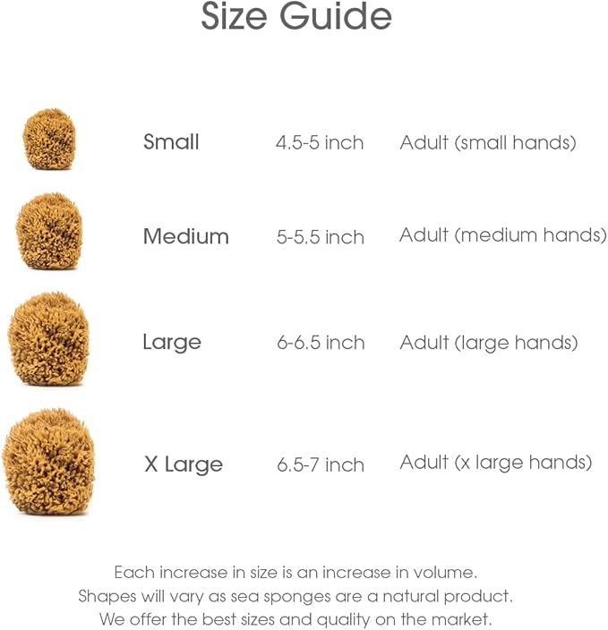 Naroa Soft Natural Sea Sponge | Gentle Loofah - Image 6