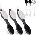 Foot File Callus Remover-3 Pcs 4 in 1 Foot Scrubber Dead Skin Remover by Yclin