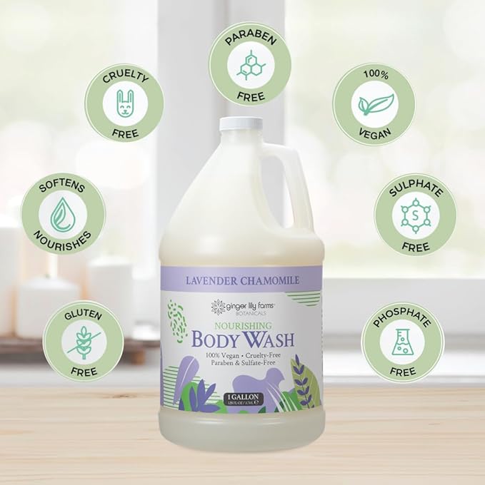 Ginger Lily Farms Botanicals Nourishing Body Wash, 100% Vegan & Cruelty-Free - Image 4