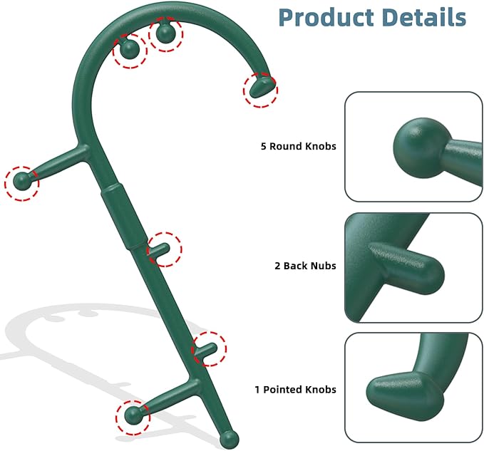 KEINE MARKE Trigger Point Massage Tool Body Deep Tissue Handheld Back, Leg and - Image 4