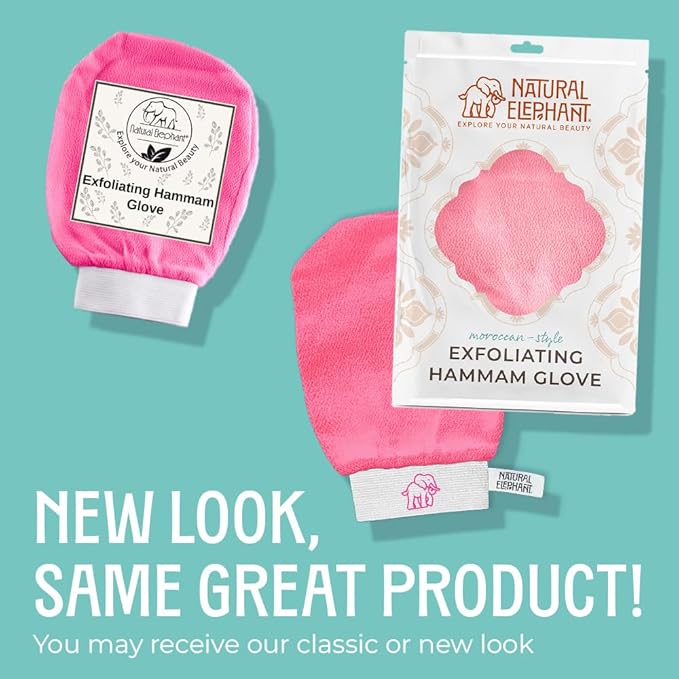 Natural Elephant Exfoliating Hammam Glove | Authentic Moroccan Kessa Body Scrub - Image 7