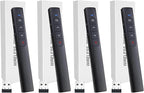 （4 Units） Wireless Presenter Remote, Presentation Clicker with Hyperlink & Volume Remote Control PowerPoint Office Presentation Clicker for Keynote/PPT/Mac/PC/Laptop