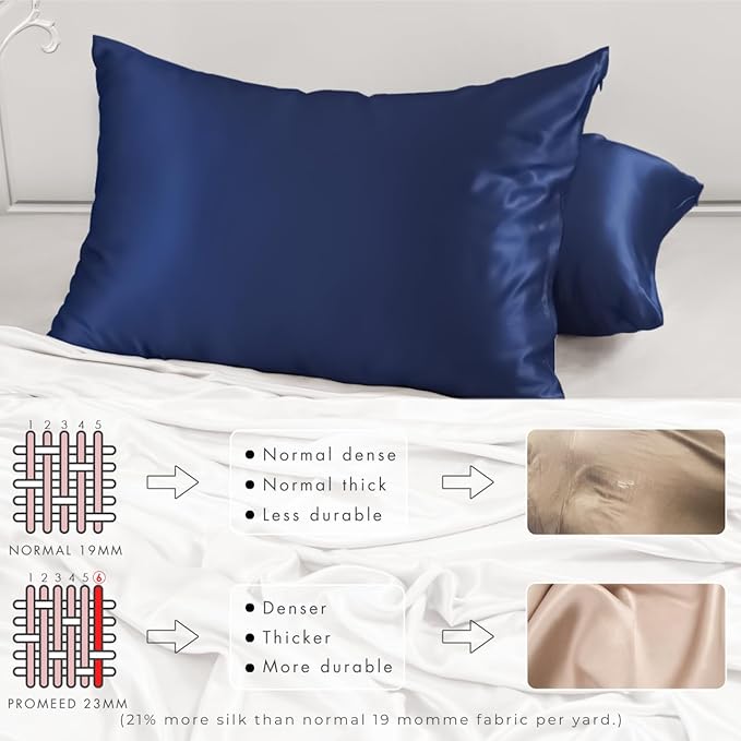 PROMEED 100% Mulberry Silk Pillowcase - Image 4