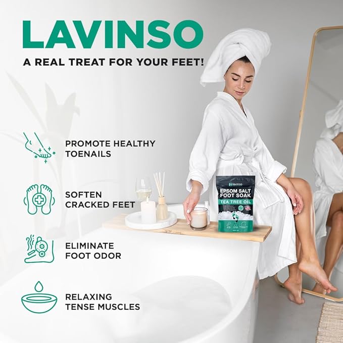 Tea Tree Oil Foot Soak with Epsom Salt - Image 3
