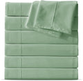 Maple&Stone Queen Flat Sheet 6 Pack, Premium Soft & Breathable, Brushed by MapleStone