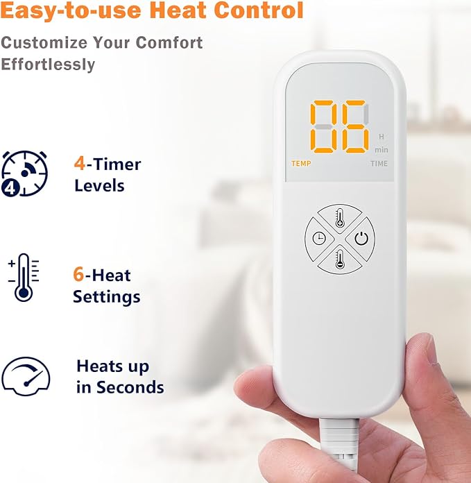Ultra-Wide Microplush Heating Pad - Image 4