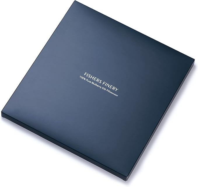 Fishers Finery 25mm 100% Pure Mulberry Silk Pillowcase 2 Pack - Image 7