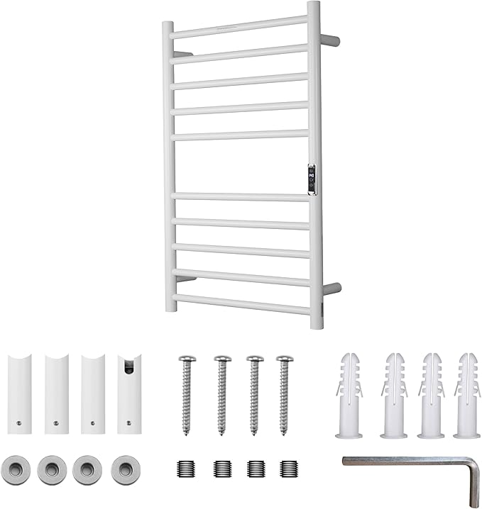 Heated Towel Racks for Bathroom, Wall Mounted Electric Towel Warmer Racks - Image 7