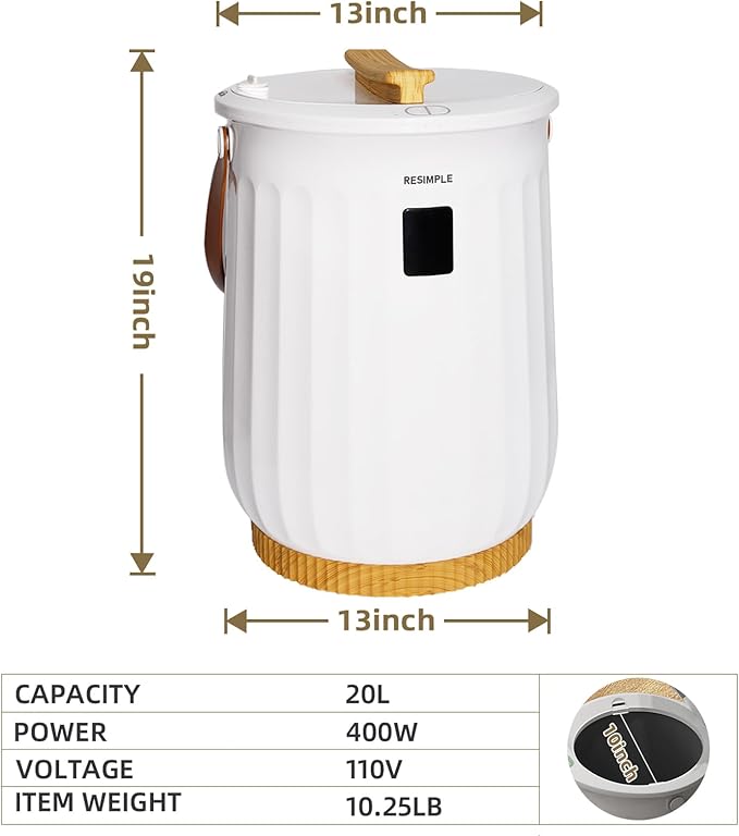 Hot Towel Warmer for Bathroom Luxury Bucket Towel Heater, 20L Large Capacity - Image 8