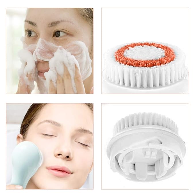 Facial Cleansing Brush Head Replacements Compatible - Image 4