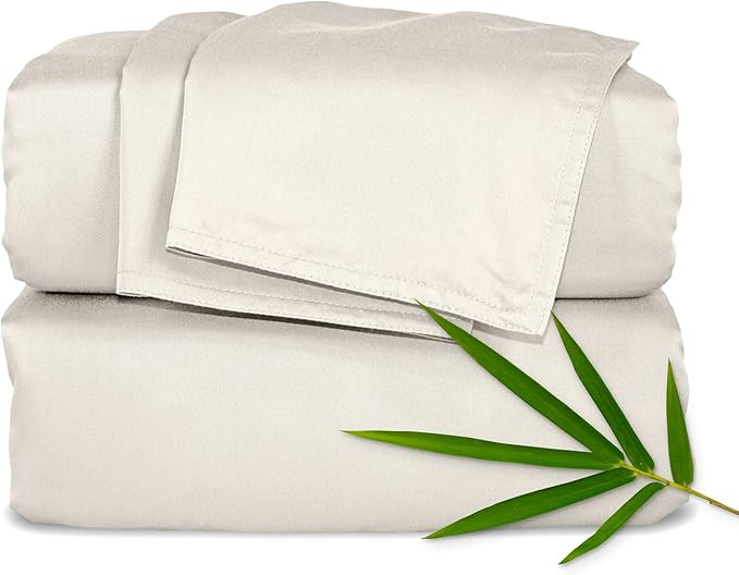 Pure Bamboo Queen Sheets, Genuine 100% Organic Viscose Derived from Bamboo Bed by PureBamboo