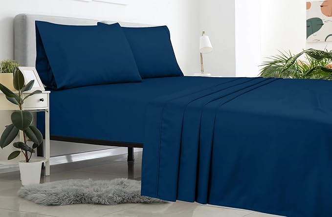 Royale Linens Queen Flat Sheet - Image 7