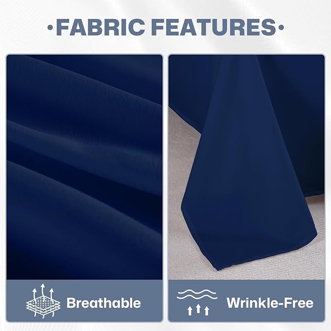 Lavisun Flat Sheets only, 6 Pack Bulk Top Sheets - Image 4