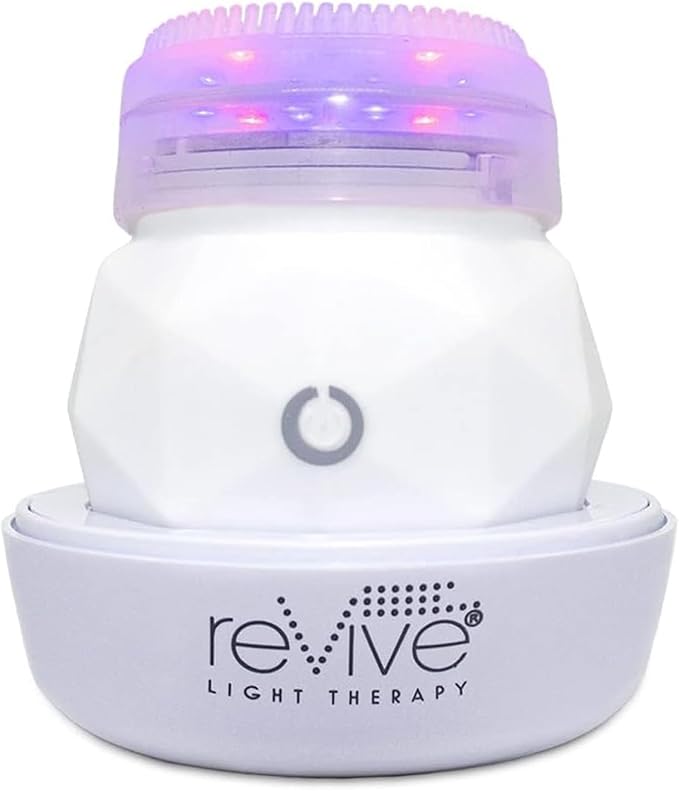reVive Light Therapy Soniqué Mini Acne Cleanser, Battery-Operated Sonic Face by reViveLightTherapy