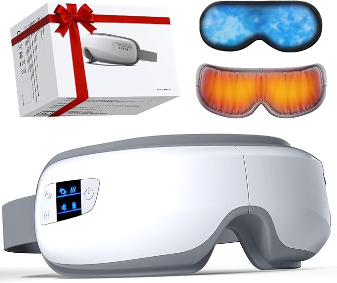 Eye Massager with Heat and Cooling, Mothers Day Gifts by Burrki
