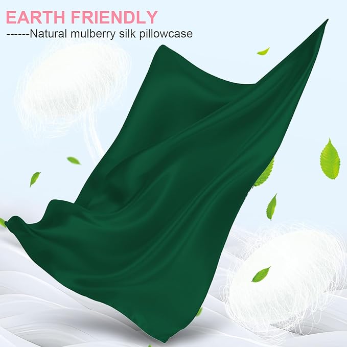 Silk Pillow Cases 2 Pack King Size - Image 2
